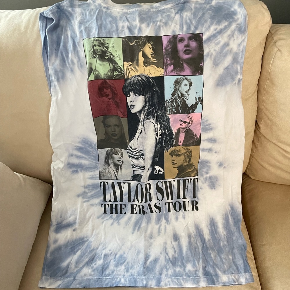 EUC Taylor Swift Eras Tour tie dyed muscle tank